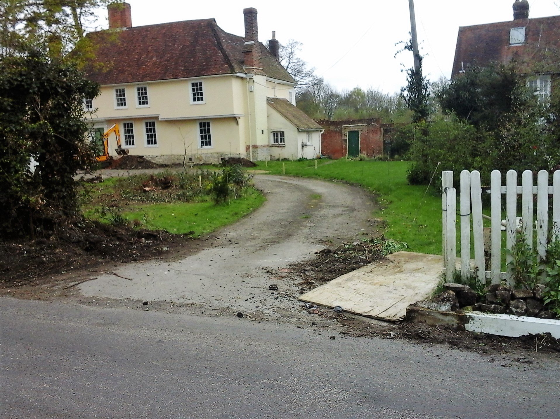 Driveway in Offam Before